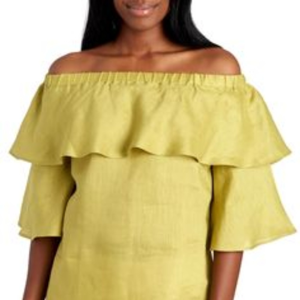 Mishca Off Shoulder Flutter Top